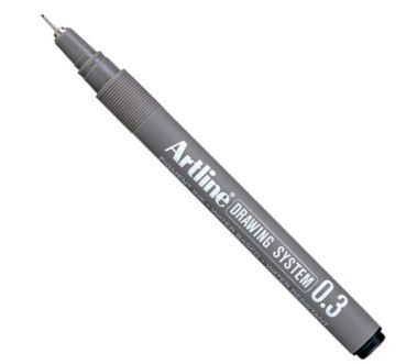 ARTLİNE PİGMENT SİYAH KALEM 0,3
