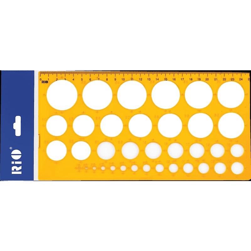 RİO 25 CM DAİRE ŞABLONU 36 DAİRE